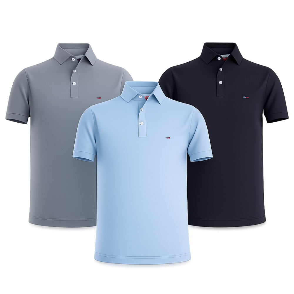 Polo Ultra Luxe à col montant (1 acheté, 3 offerts)