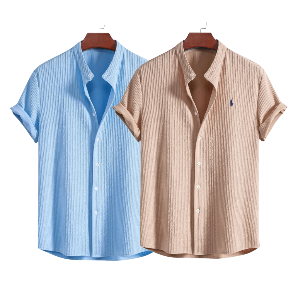 Chemise à col Polo Luxee